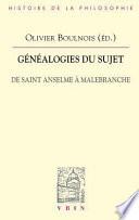 Généalogies du sujet