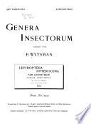 Genera insectorum