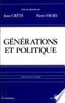 Générations et politique
