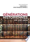 Générations historiennes XIXe-XXIe siècle