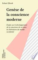 Genèse de la conscience moderne