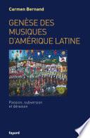 Genèse des musiques d'Amérique latine