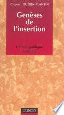 Genèses de l'insertion