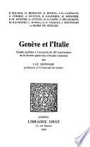 Genève et l'Italie