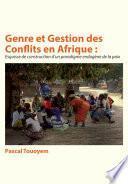 Genre et Gestion des Conflits en Afrique