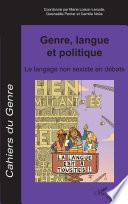 Genre, langue et politique