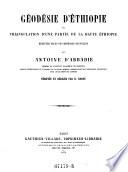Géodésie d'Éthiopie