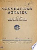 Geografiska Annaler