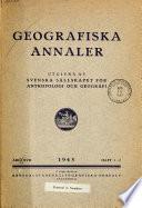 Geografiska Annaler