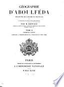 Géographie d'Aboulféda