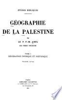 Géographie de la Palestine