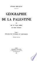 Géographie de la Palestine