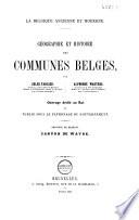 Géographie et histoire des communes belges