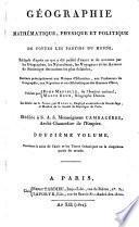 Géographie mathématique, physique et politique de toutes les partes du monde ...