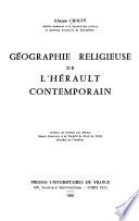 Géographie religieuse de l'Hérault contemporain