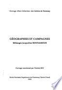 Géographies et campagnes