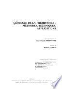 Géologie de la préhistoire