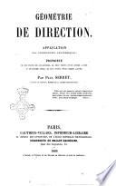 Geometrie de direction application des coordonnees polyedryques, propriete de dix points de l'ellipsoide, de neuf points d'une courbe gauche du quatrieme ordre, de huit points d'une cubique gauche par Paul Serret