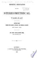 Geometry, mensuration and the stereometrical tableau