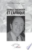 Georges Balandier et l'Afrique