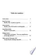 Georges Bataille, l'héritage impossible