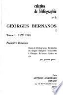Georges Bernanos, 1: 1926-1948