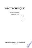 Géotechnique