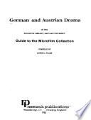 German and Austrian drama