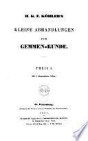 Gesammelte schriften /von Köhler, Heinrich Karl Ernst