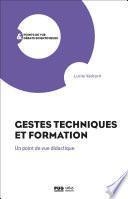 Gestes techniques et formation