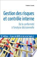 Gestion des risques et contrôle interne