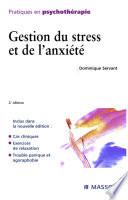 Gestion du stress et de l'anxiété