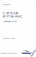 Gilles Deleuze et Antonin Artaud