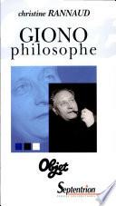 Giono philosophe