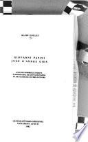 Giovanni Papini, juge d'André Gide