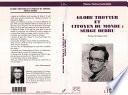 GLOBE-TROTTER ET CITOYEN DU MONDE : SERGE DEBRU