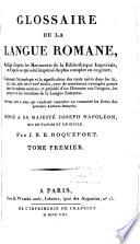 Glossaire de la langue romane