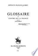 Glossaire du centre de la France