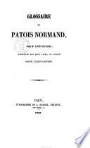 Glossaire du patois normand