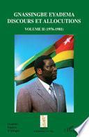 Gnassingbe Eyadema (volume II)