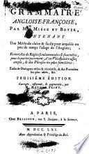 Grammaire angloise-françoise