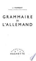 Grammaire de l'allemand