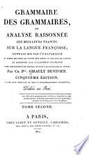 Grammaire des grammaires