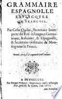 Grammaire espagnolle