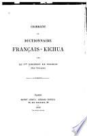 Grammaire et dictionnaire français-kichua