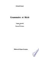 Grammaire et récit