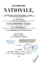 Grammaire nationale, ou grammaire de Voltaire, de Racine, de Bossuet...