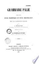 Grammaire Palie