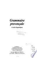 Grammaire provençale