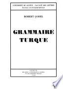 Grammaire turque